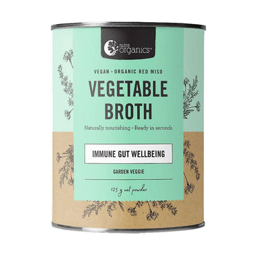 Nutra Organics Vegetable Broth Garden Veggie with Red Miso
 125g